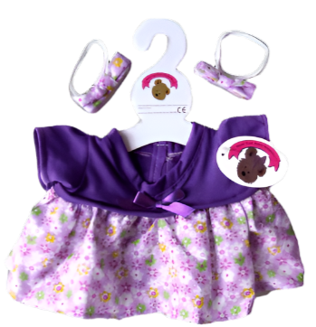 Mid-Season Dress For Boy In Bear Design Terry Stuff Blue main image 0